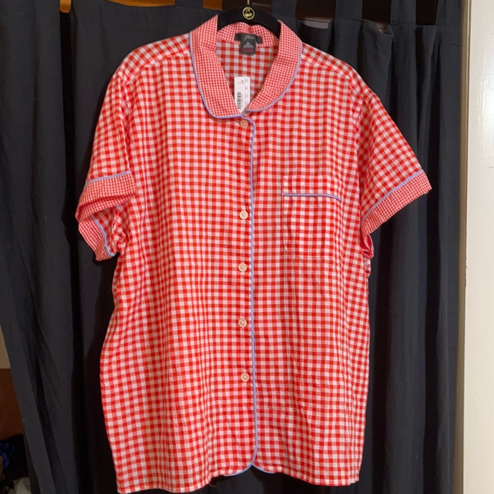 2/$10 NWT J Crew PJ Top